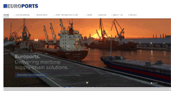 Desktop Screenshot of euroports.com