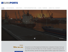 Tablet Screenshot of euroports.com